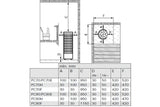 Harvia | Cilindro PC70E Steel Saunaofen