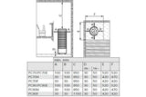 Harvia | Cilindro PC70 Steel Saunaofen