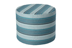 Borek | Desio Pouf AW Ø60 x 48 cm | Azurblau