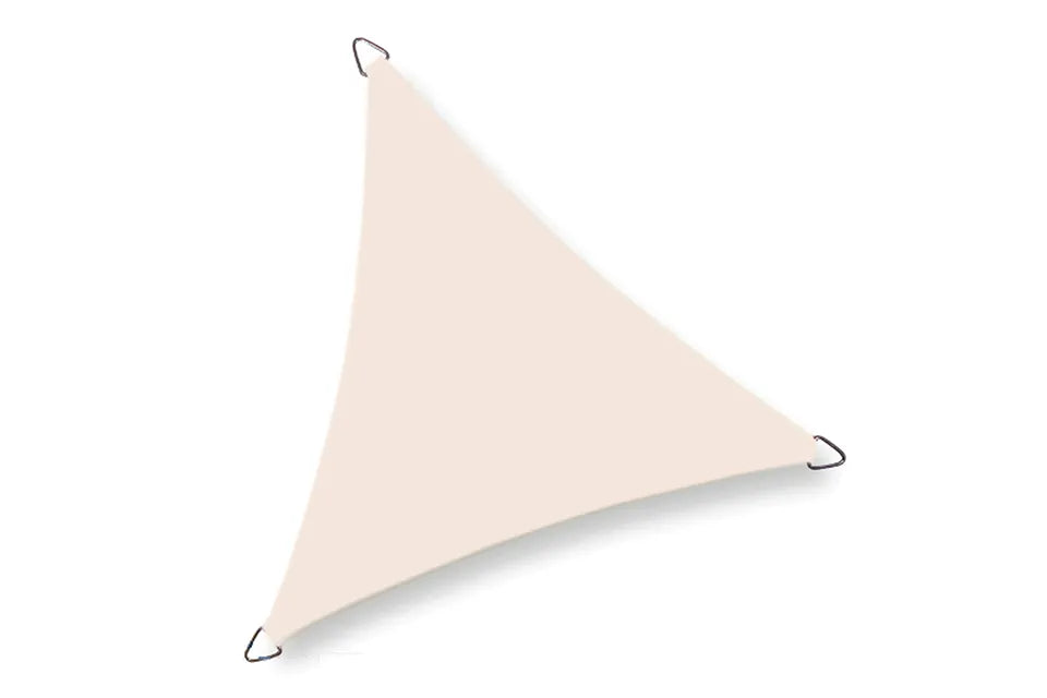 Platinum Sun & Shade | Dreamsail Wasserdichtes Sonnensegel Dreieck 500 x 500 x 500 cm | Creme