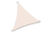 Platinum Sun & Shade | Dreamsail Wasserdichtes Sonnensegel Dreieck 500 x 500 x 500 cm | Creme