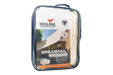 Platinum Sun & Shade | Dreamsail Wasserdichtes Sonnensegel Dreieck 400 x 400 x 400 cm | Creme