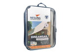 Platinum Sun & Shade | Dreamsail Wasserdichtes Sonnensegel Dreieck 500 x 500 x 500 cm | Grau