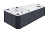 Dynamic Swimspa | Sterling White mit DUNKELGRAU