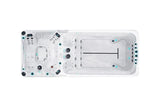 Dynamic Swimspa | Sterling White mit DUNKELGRAU
