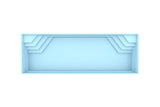 Fonteyn | Elba Polyester Pool 1125 x 375 x 150 cm | Fertig montiert