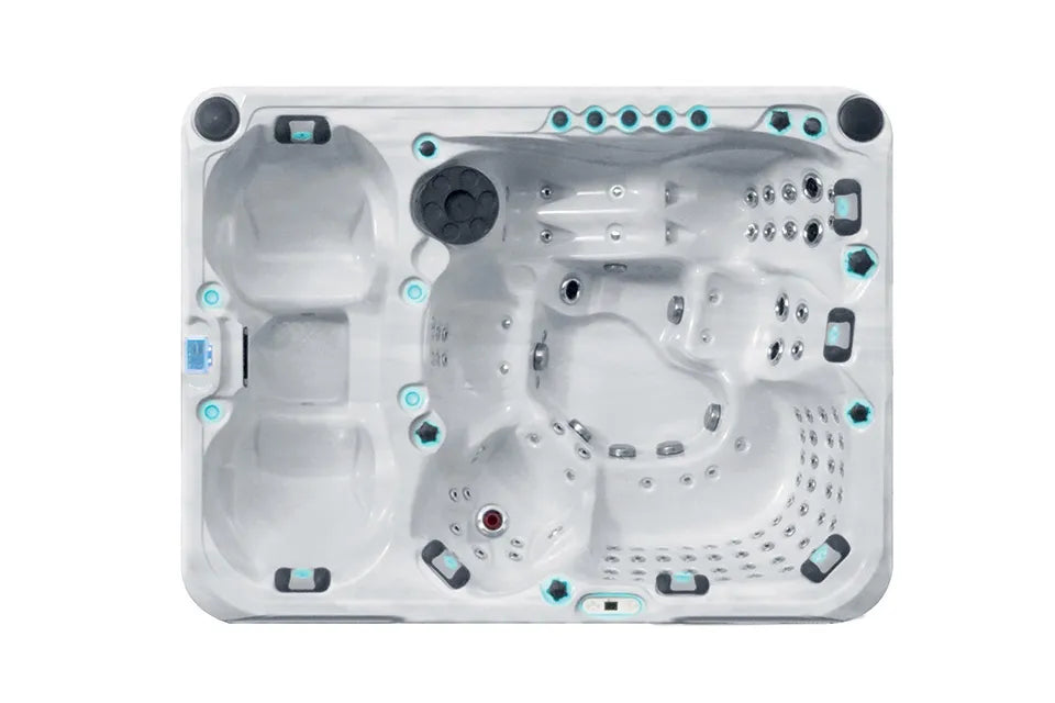Passion Ice Baths | Elevate Ice Bath | Sterlingweiß mit Grau