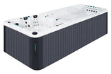 Energy Swimspa | Sterling White mit DUNKELGRAU
