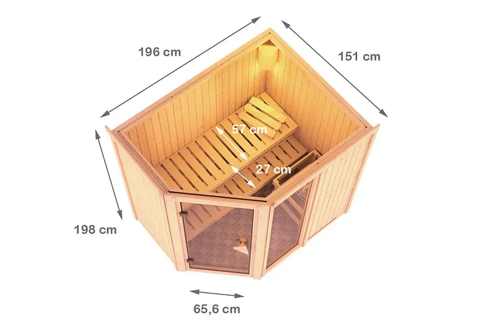 Karibu | Fiona 1 Sauna