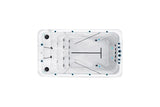 Fitness 1 Swimspa | Sterling White mit DUNKELGRAU
