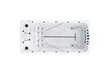 Fitness 2 Deep Swimspa | Sterling White mit DUNKELGRAU