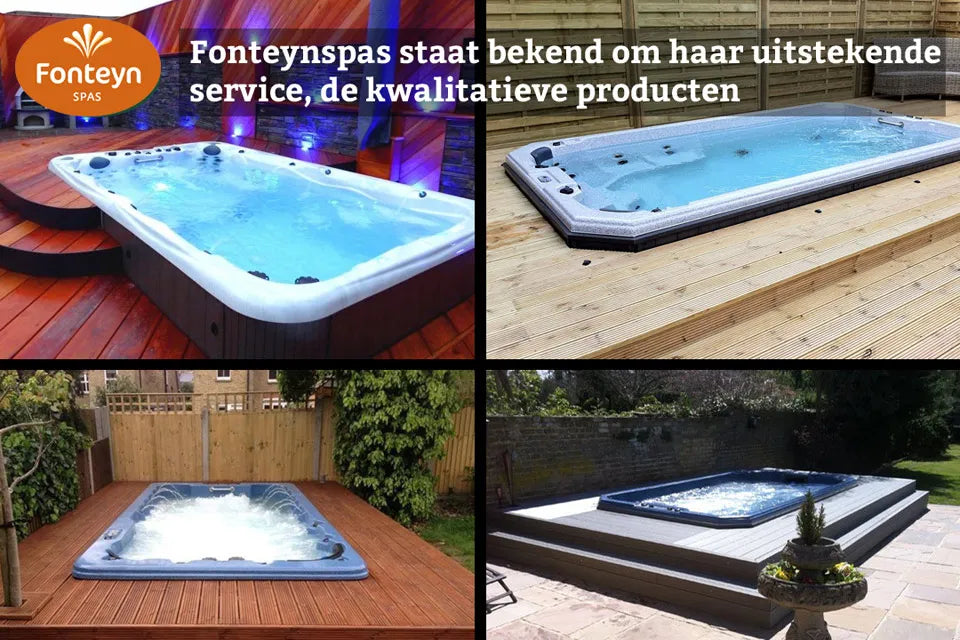 Energy Deep Swimspa | Sterling White mit DUNKELGRAU