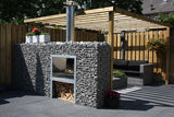 Gardeco | Tunnelkamin Classic 130cm. Inkl. Steine
