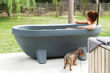 Gardentub | Outdoor-Badewanne 194 x 94 cm | Matt Anthrazit