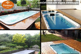 Aquatic 7 Swimspa | Sterling White mit DUNKELGRAU
