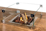 Happy Cocooning | Glasumrandung | Einbaubrenner Quadratisch