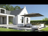 Platinum Sun & Shade | Challenger T¹ Ampelschirm Teleskop Premium 350 x 350 cm | Havana