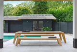 Borek | Hybrid Lounge-Esstischbank 260 x 56 x 39 cm