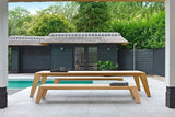 Borek | Hybrider Lounge-Esstisch 345 x 117 x 68 cm