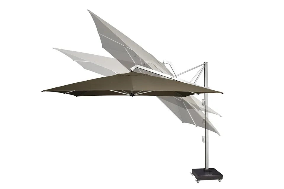 Platinum Sun & Shade | Icon Ampelschirm Premium 400 x 300 cm | Havanna