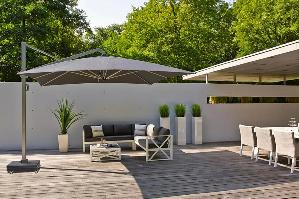 Platinum Sun & Shade | Icon Ampelschirm Premium 400 x 300 cm | Havanna