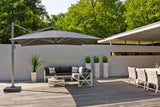 Platinum Sun & Shade | Icon Ampelschirm Premium 400 x 300 cm | Havanna