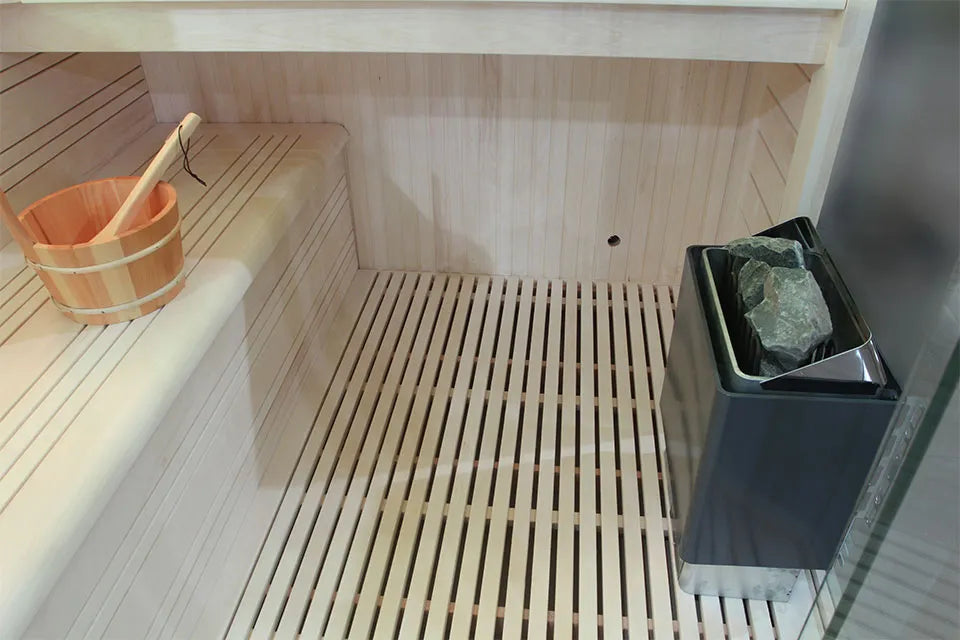 Fonteyn | Marriott 220 Sauna Komplett | White Stone