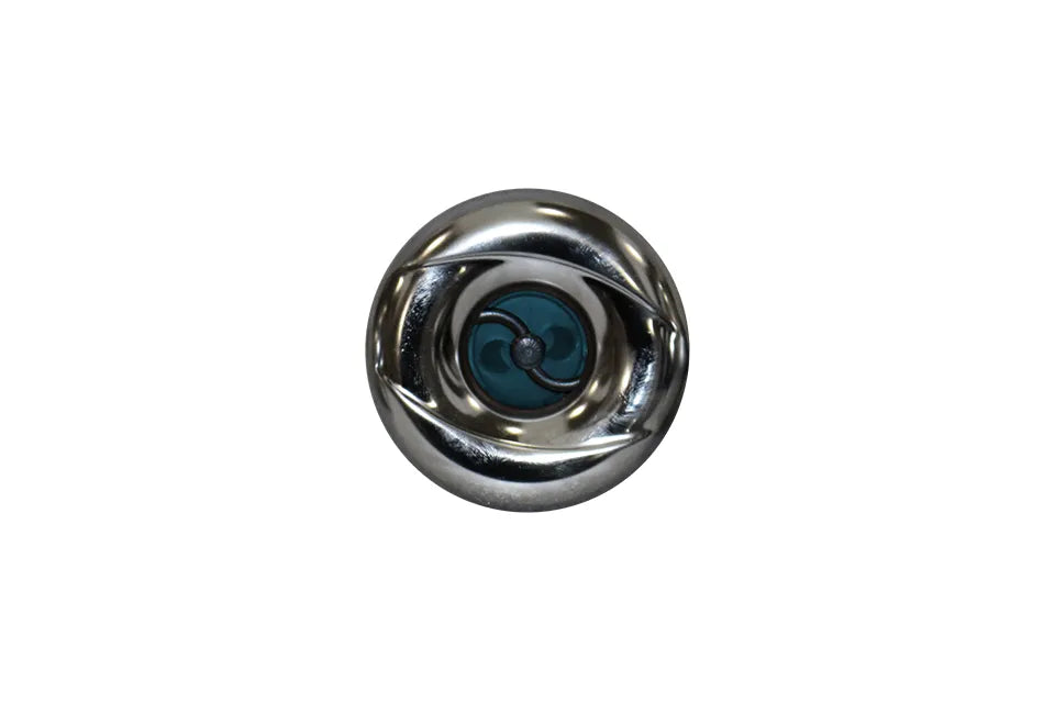 Passion | 3 3/8 Mini Jet, Pulsator, Snap-In, Glatt, Chrom-Grün