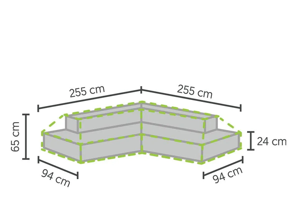 Winza | Loungeset-Schutzhülle Premium L 255 x 255 x 65 cm