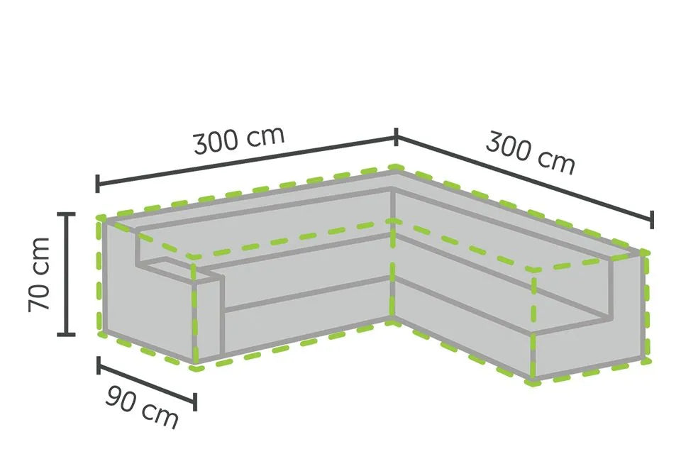 Winza | Loungeset-Schutzhülle Premium 300/90 x 300/90 x 70 cm