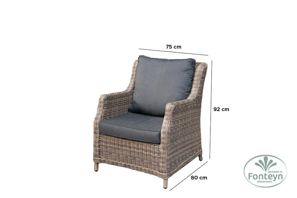 Fonteyn | La Donna 2.0 Loungesessel | Cappuccino