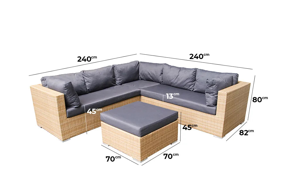 Fonteyn | Rimini Loungeset | Natur