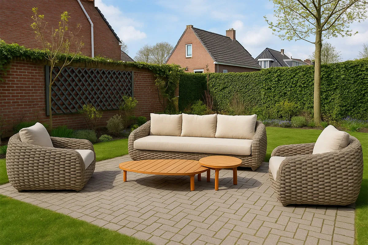 4 Seasons Outdoor | Maxime Loungeset mit Couchtischen