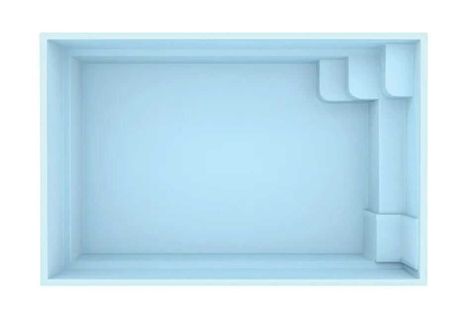 Fonteyn | Melogno Polyester-Pool 420 x 270 x 130 | Komplettset