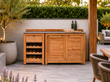 Passion Grills | Milano Außenküchen-Konfiguration 01 | Albastro Cream