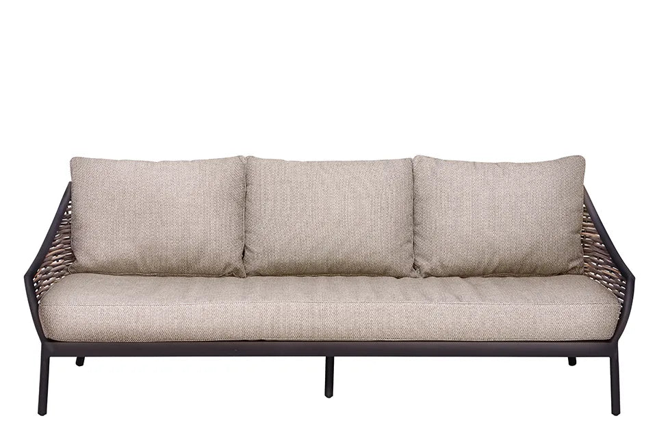 Apple Bee | Milou Loungesofa 3-Sitzer | Schwarz