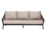 Apple Bee | Milou Loungesofa 3-Sitzer | Schwarz