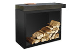 OFYR | Butcher Block Storage 90 Schwarz | Dunkelgraue Keramik