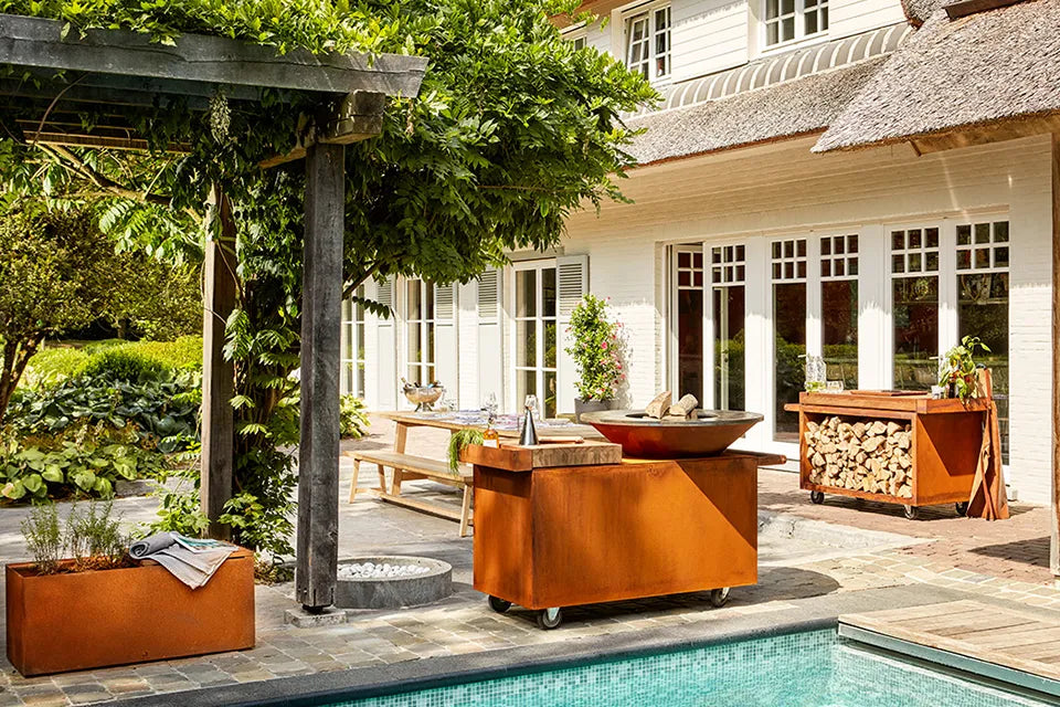 OFYR | Island Corten 100 PRO | Keramik Dunkelgrau