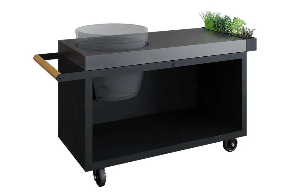 OFYR | Kamado Table Black 135 PRO | Beton BGE