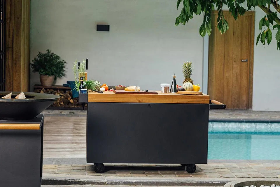 OFYR | Mise en Place Table Black 135 PRO | Teakholz
