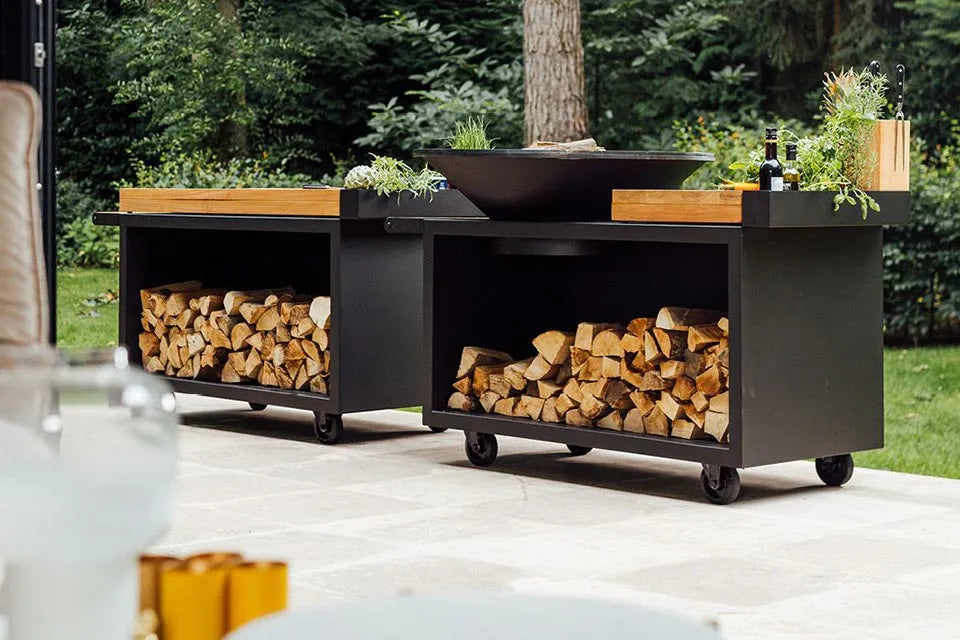 OFYR | Mise en Place Table Black 135 PRO | Teakholz