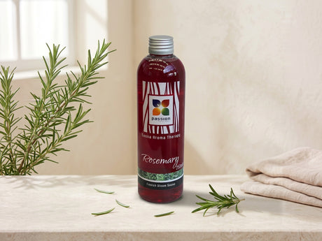 Passion Rosemary – aroma in een gestileerde productafbeelding
