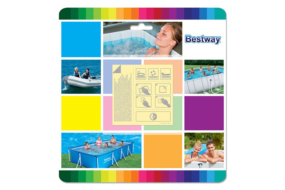 Bestway | Unterwasser-Reparaturflicken-Set 6,5 x 6,5 cm