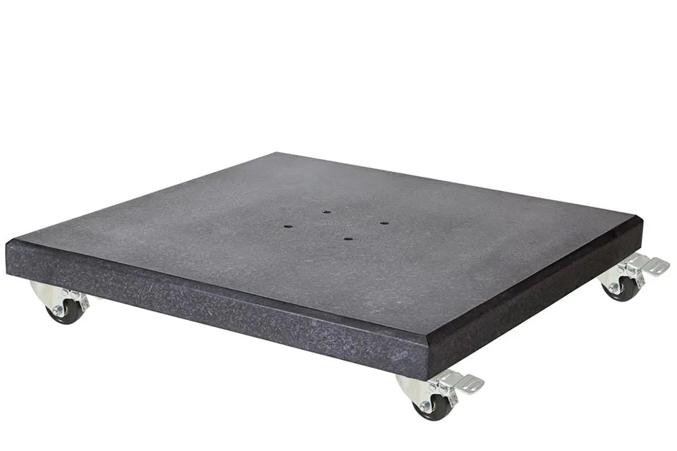 Platinum Sun & Shade | Modena Sonnenschirmständer XL Granit mit Rollen | 90 kg
