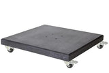 Platinum Sun & Shade | Modena Sonnenschirmständer XL Granit mit Rollen | 90 kg
