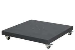 Platinum Sun & Shade | Sorrento Sonnenschirmständer Granit mit Rollen | 90 kg