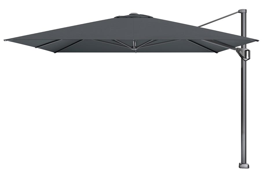 Platinum Sun & Shade | Challenger T¹ Ampelschirm Premium 350 x 350 cm | Faded Black