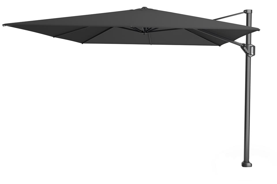 Platinum Sun & Shade | Challenger T¹ Ampelschirm Premium 400 x 300 cm | Faded Black