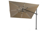 Platinum Sun & Shade | Challenger T² Ampelschirm Glow 300 x 300 cm | Taupe